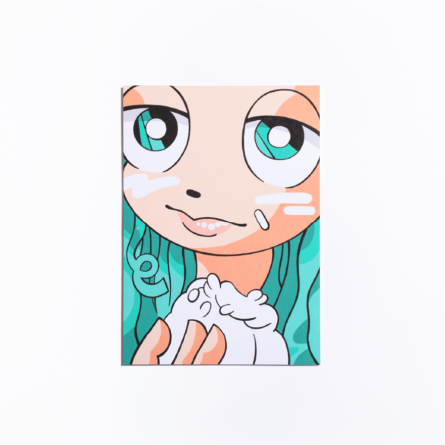 水野咲 ポートレイト A5 POSTER KUNEKUNE
