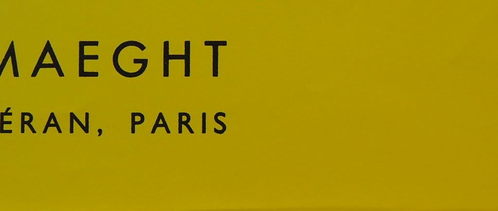 DESSINS RÉCENTS DE H-MATISSE POSTER GALERIE MAEGHT 13, RUE DE TÉHÉRAN, PARIS