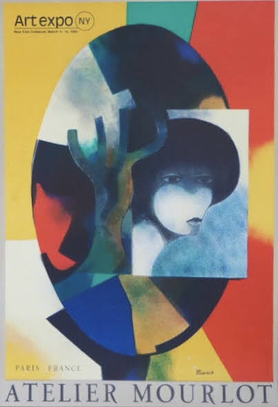 Andre Minaux Poster atelier mourlot art expo NY