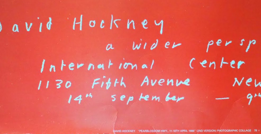 David Hockney Pearblossom Highway POSTER
