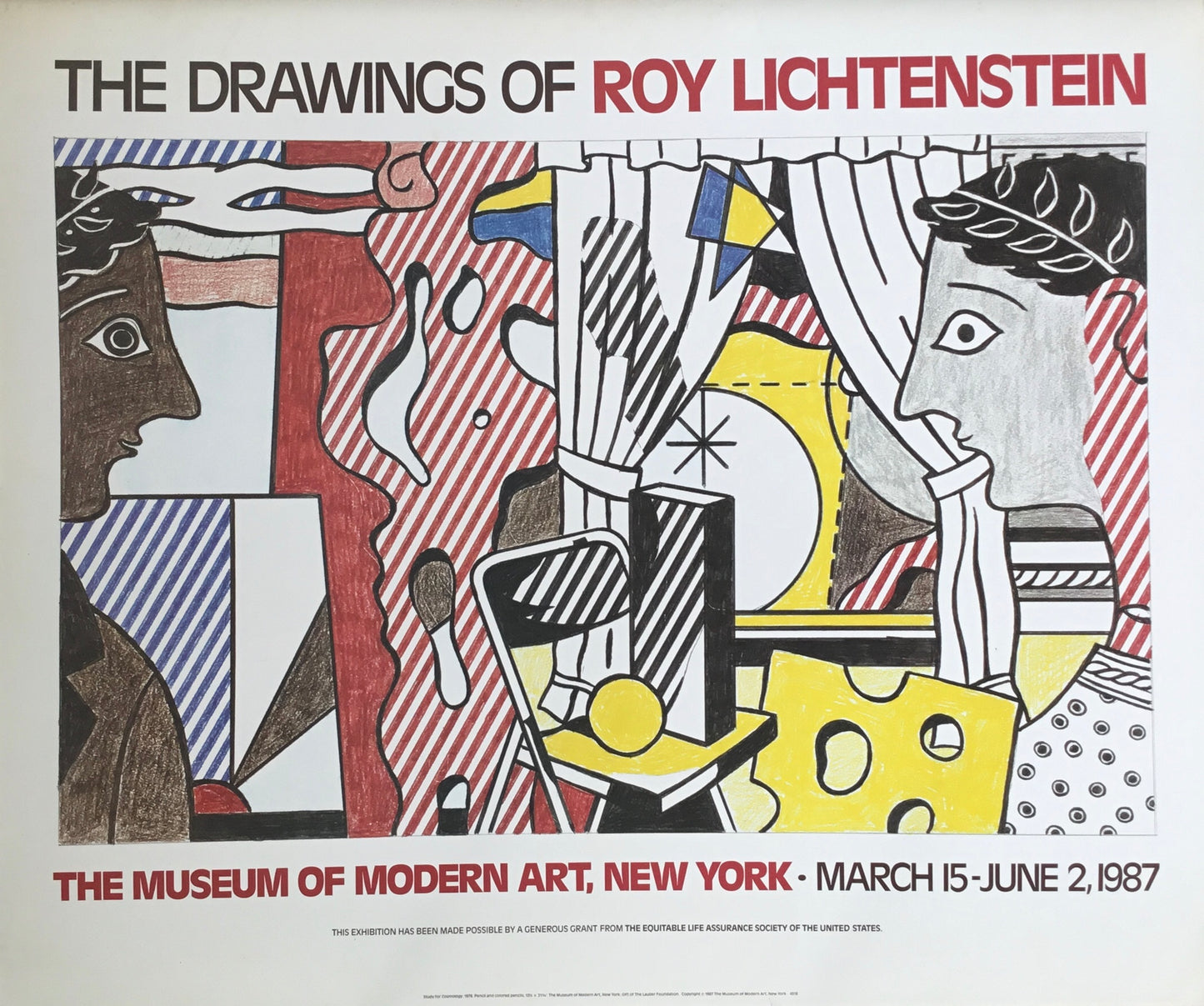The Drawins of ROY RICHTENSTEIN POSTER ロイ・リキテンシュタイン ポスター