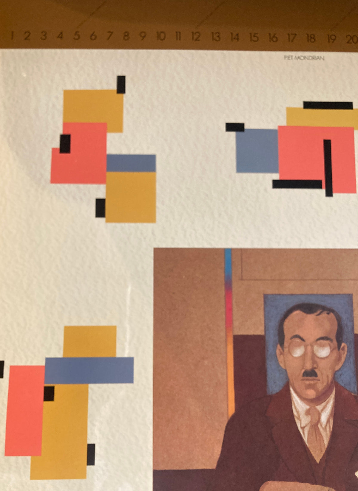 ZANDERS 1984　MILTON GLAZAR ミルトン・グレイザー　カレンダー