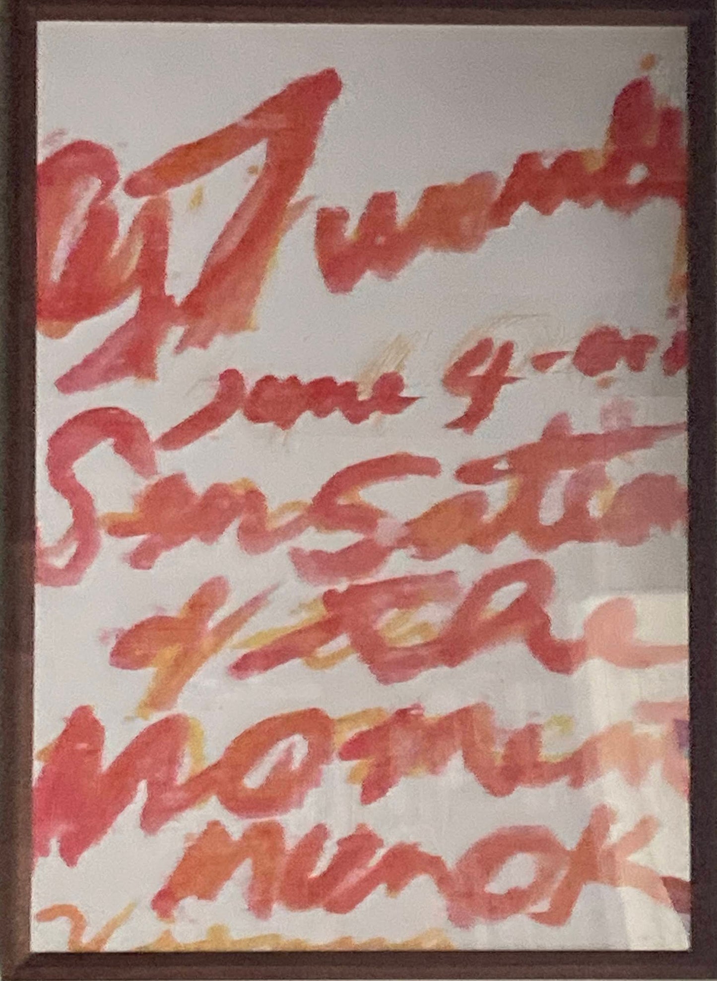 Cy Twombly  Sensations of the Moment