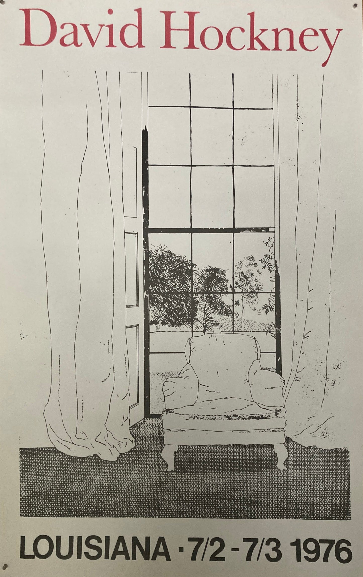 David Hockney Louisiana 7/2-7/3 1976
