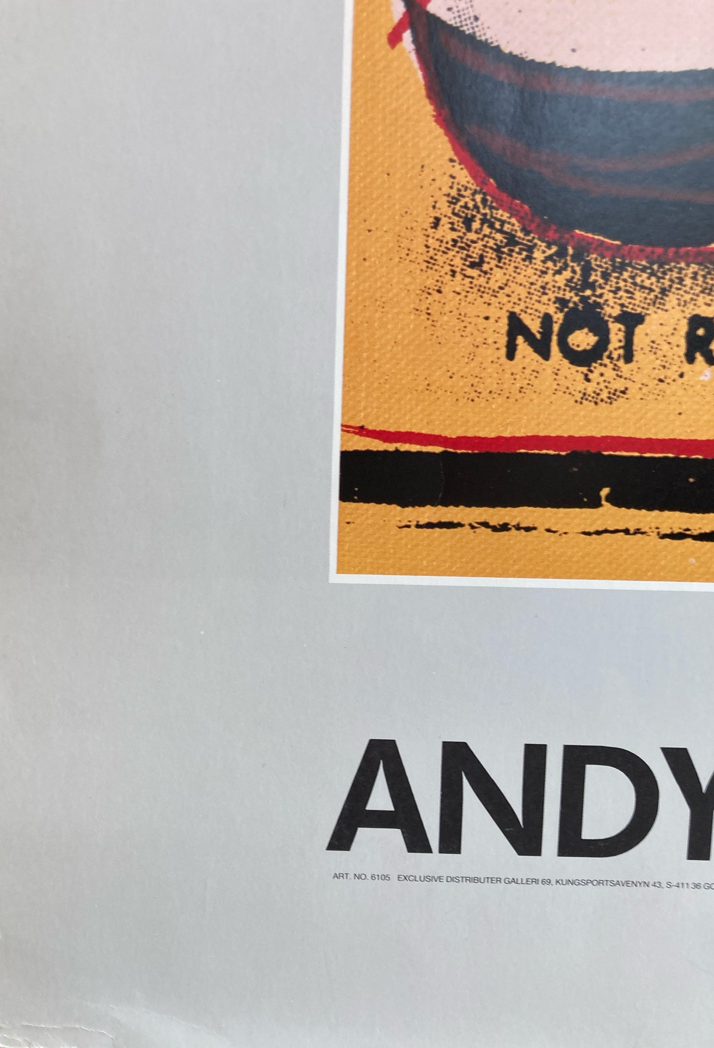 ANDY WARHOL Mechanical Terrier　 ART NOW GALLERY SWEDEN  POSTER