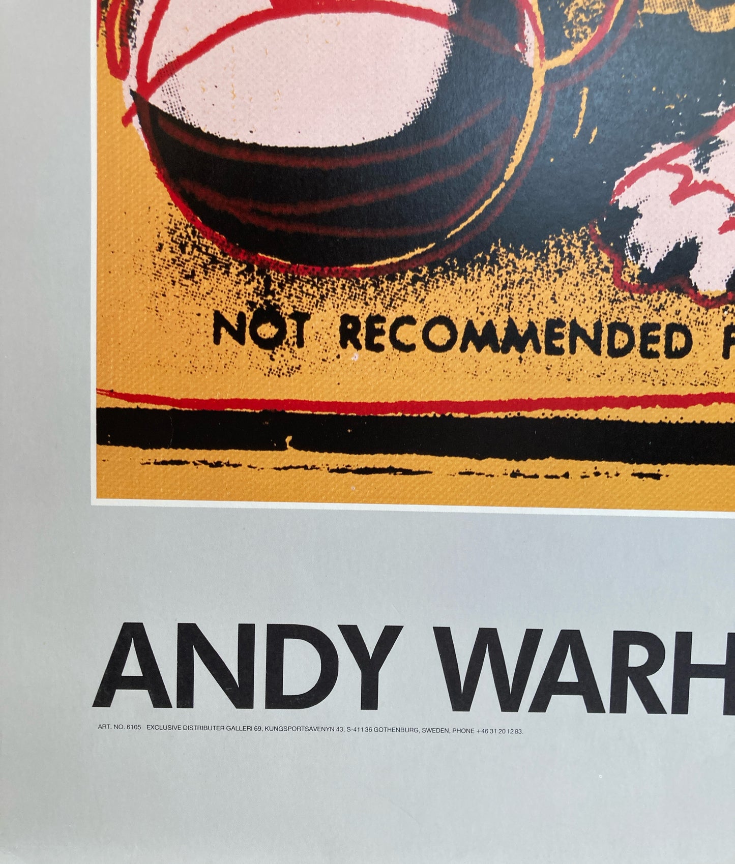 ANDY WARHOL Mechanical Terrier　 ART NOW GALLERY SWEDEN  POSTER