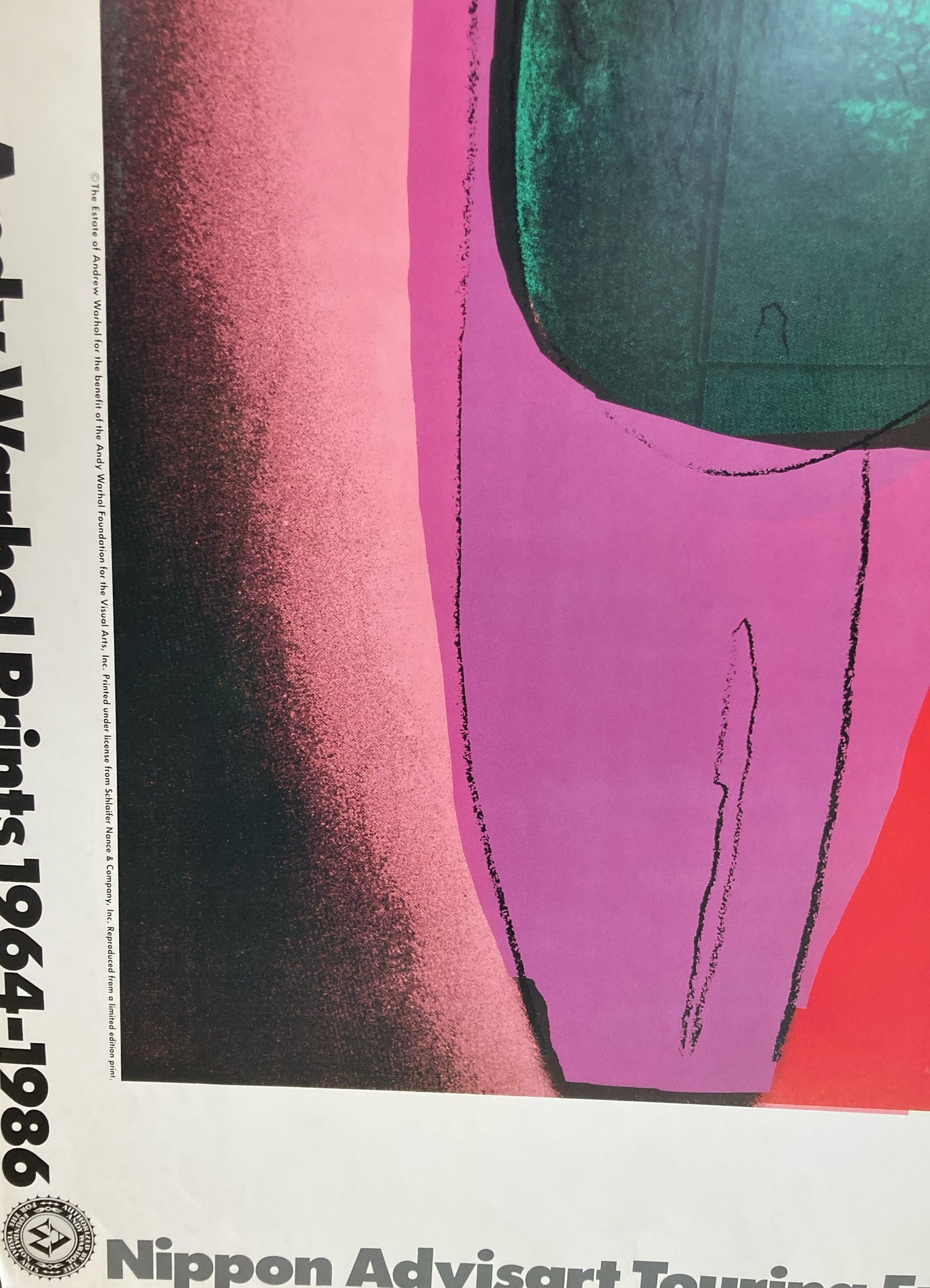 Andy Warhol Prints 1964-1986 Nippon Advisart Touring Exhibition Poster