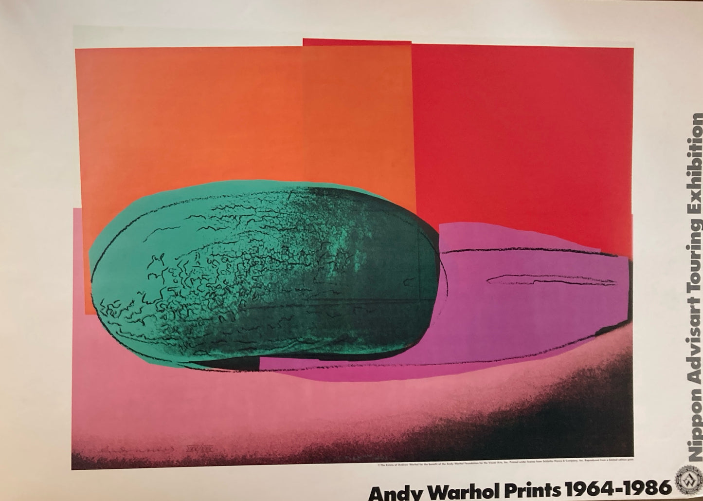 Andy Warhol Prints 1964-1986 Nippon Advisart Touring Exhibition Poster