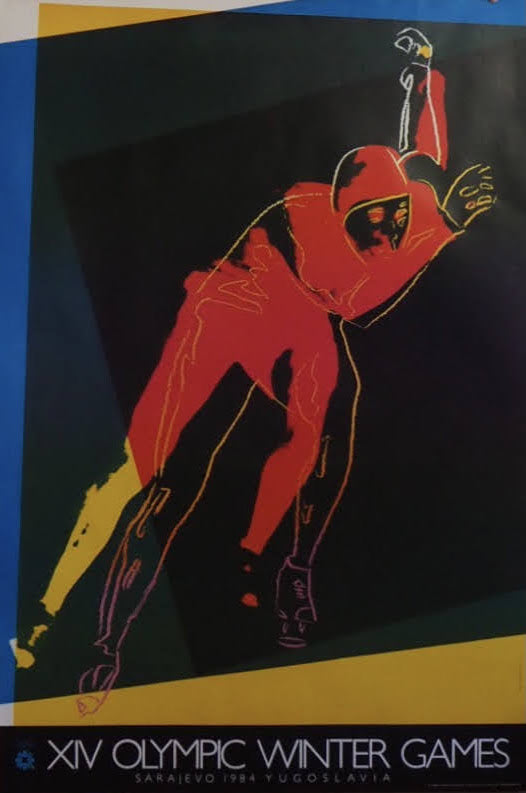Andy Warhol Poster XIV Winter Olympic Games Sarajevo 84